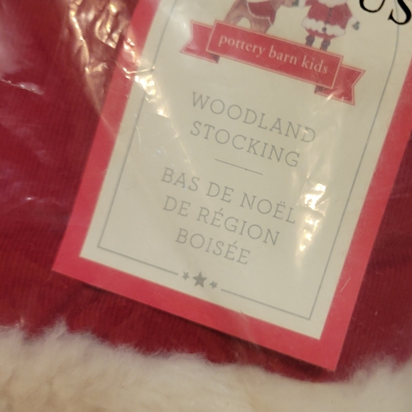Pottery Barn Woodland Stocking Truck with Reindeer - Jaxton - red & tan - Picture 6 of 13